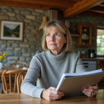 Optimiser plus-value maison secondaire : conseils pour économiser sur les frais Femme d'âge moyen organisée dans une maison de vacances chaleureuse