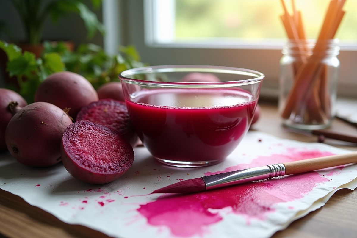 peinture végétale