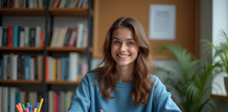 Boostez votre réussite au concours avec une formation intensive CRPE : avantages et conseils pratiques Jeune femme concentrée à étudier dans une salle moderne