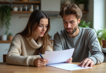 Colocataires : quelles sont les obligations en 2025 ? Deux jeunes adultes discutent d'un contrat de location dans une cuisine lumineuse